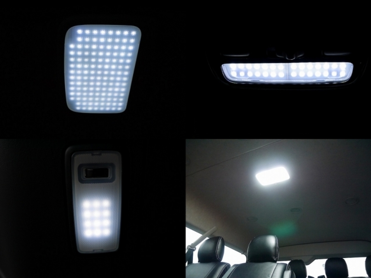 ハイエースワゴン 広々ベッドスペース車中泊仕様【FD-BOX W02】 LEDルームランプセットは標準装備